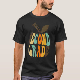 Camiseta Hola maestro de segundo grado primer día de escuel
