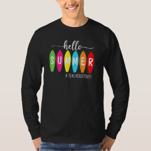 Camiseta Hola Maestro De Verano Fuera De Surfboard