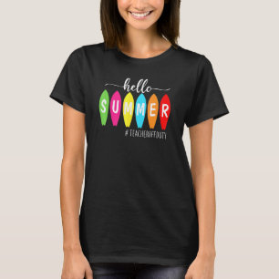 Camiseta Hola Maestro De Verano Fuera De Surfboard