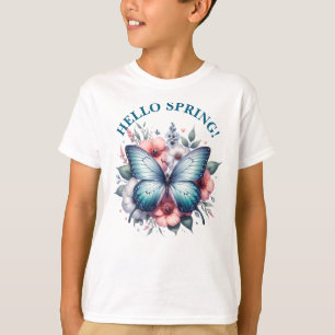 Camiseta Hola Mariposa de Primavera-96282