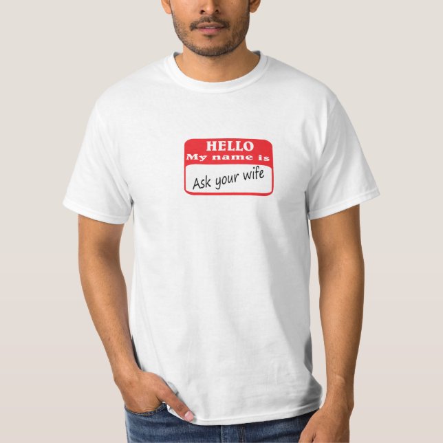Camiseta Hola, mi nombre es... (Anverso)