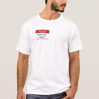 CAMISETA HOLA MI NOMBRE ES….