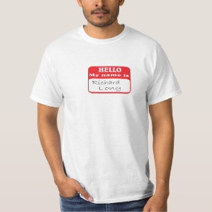 Camiseta Hola mi nombre es....