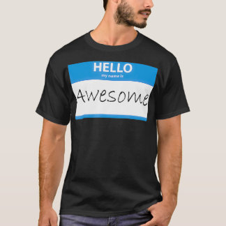 Camiseta HOLA mi nombre es alucinante