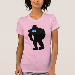 Camiseta Hola-Mi nombre es Bigfoot