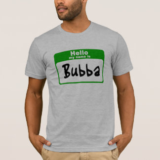 Camiseta Hola mi nombre es Bubba