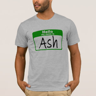 Camiseta Hola mi nombre es ceniza