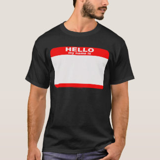 Camiseta Hola mi nombre es copia EN BLANCO