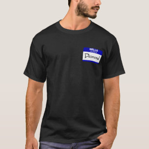 Camiseta Hola mi nombre es Desmond (azul)