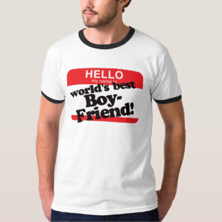 Camiseta Hola mi nombre es el mejor novio del mundo