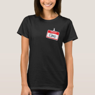 Camiseta Hola Mi Nombre Es Elmo Lazy Halloween Costume Nomb