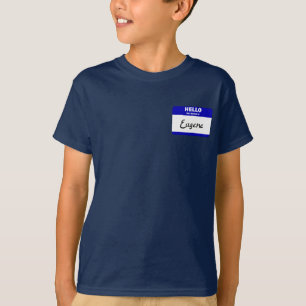 Camiseta Hola mi nombre es Eugene (azul)