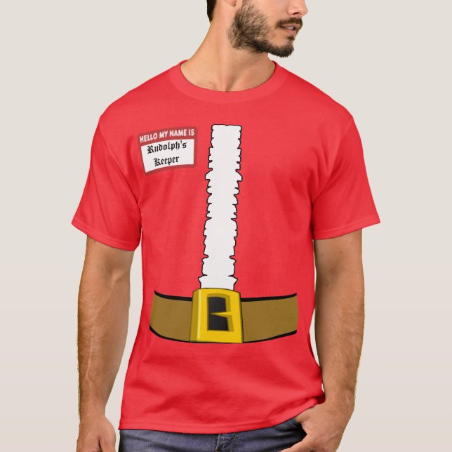 Camiseta Hola mi nombre es frente del juego del encargado (Anverso)