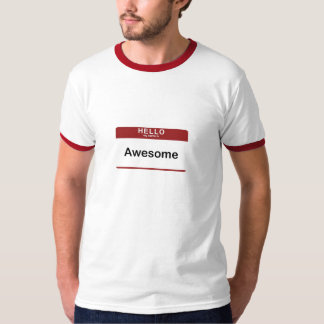 Camiseta Hola mi nombre es impresionante