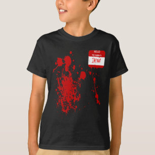 Camiseta Hola Mi Nombre Es Jason Funny Halloween Costume