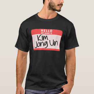 Camiseta Hola Mi nombre es Kim Jong Un Funny Halloween Kim 