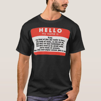 Camiseta Hola mi nombre es Korg Pegatina Copy
