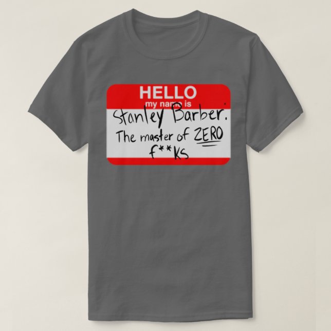 Camiseta Hola Mi nombre es Stanley (Diseño del anverso)
