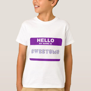 Camiseta Hola mi nombre es Sweetums