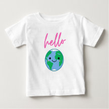 Camiseta Hola Mundo Niños Lindos