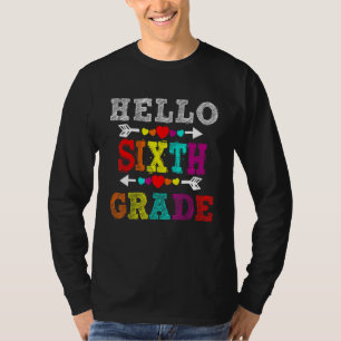 Camiseta Hola niños de sexto grado del Rainbow