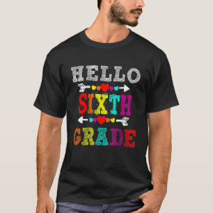 Camiseta Hola niños de sexto grado del Rainbow