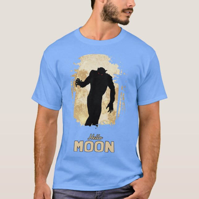 Camiseta Hola noche de luna llena (Anverso)
