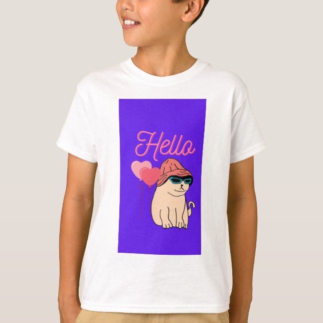 Camiseta Hola Nombre con taddy (Anverso)