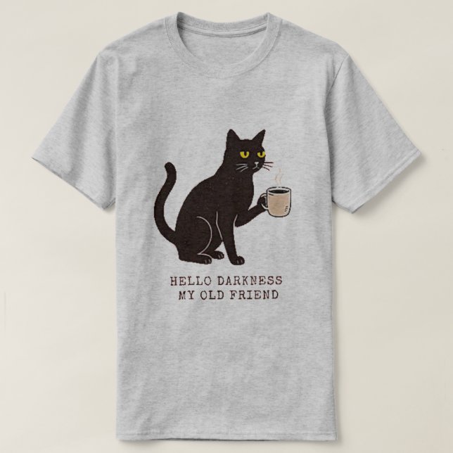Camiseta Hola oscuridad (Diseño del anverso)