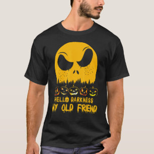 Camiseta Hola Oscuridad Mi viejo amigo