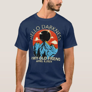 Camiseta Hola Oscuridad Mi viejo amigo