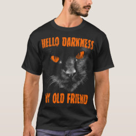 Camiseta Hola Oscuridad Mi viejo amigo: Naranjas Ojos