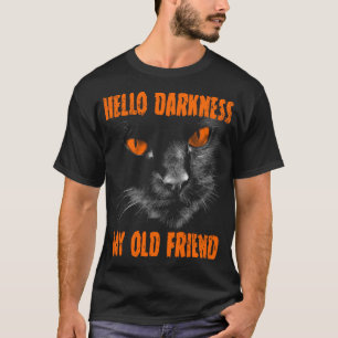 Camiseta Hola Oscuridad Mi viejo amigo: Naranjas Ojos