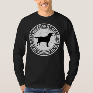 Camiseta Hola Oscuridad Mi viejo amigo negro Labrador Recup