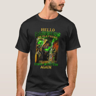 Camiseta Hola Oscuridad Mi viejo amigo que he venido a bebe