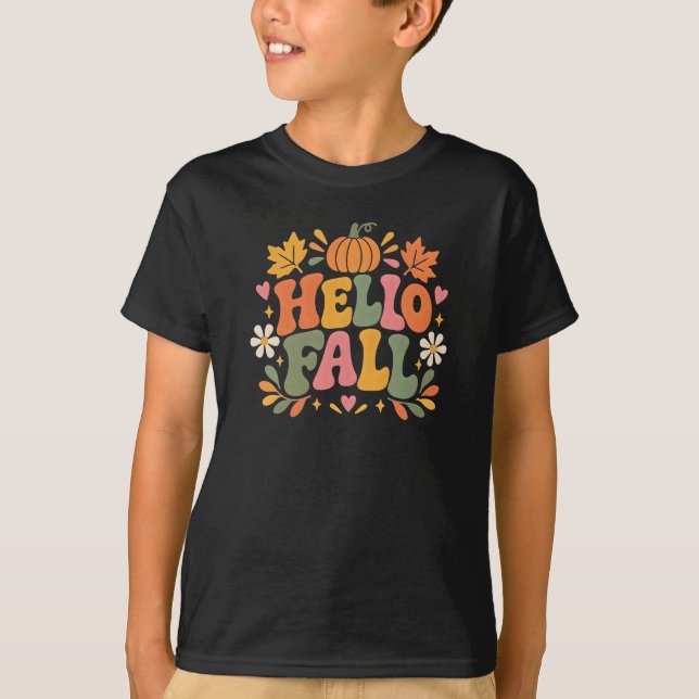 Camiseta Hola Otoño (Anverso)