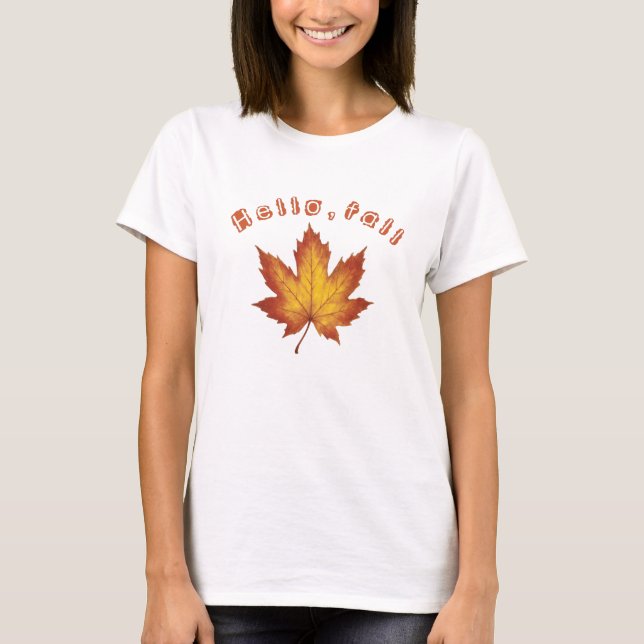Camiseta Hola Otoño (Anverso)