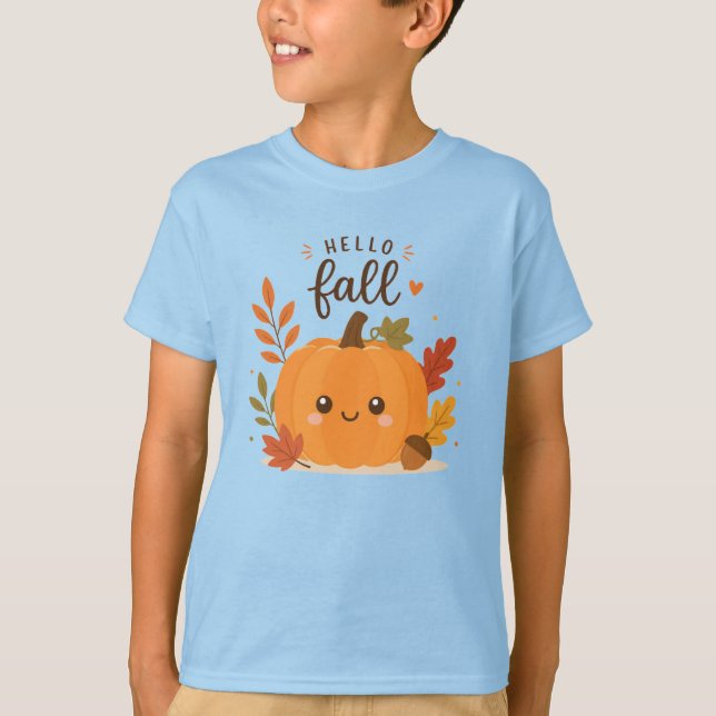 Camiseta Hola Otoño (Anverso)