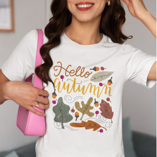Camiseta Hola otoño