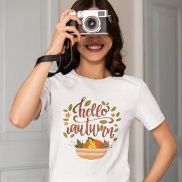 Camiseta Hola otoño