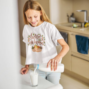 Camiseta Hola otoño