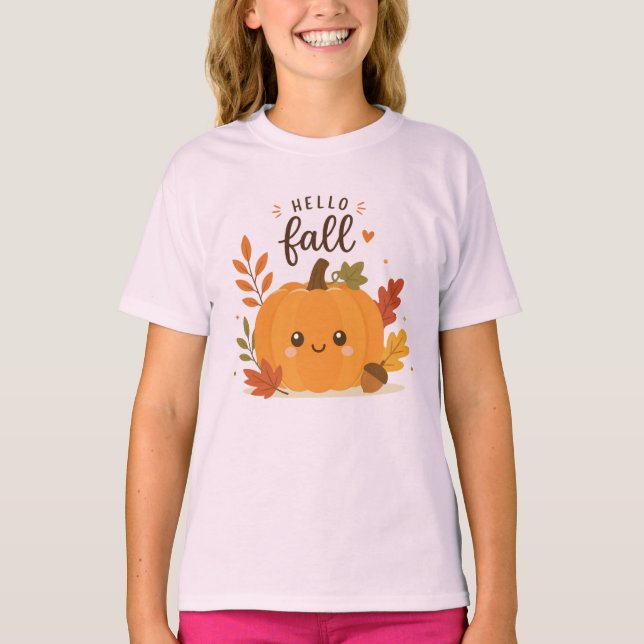 Camiseta Hola Otoño (Anverso)