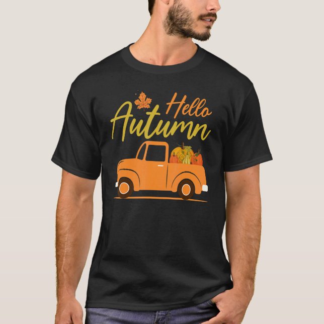Camiseta Hola otoño (Anverso)