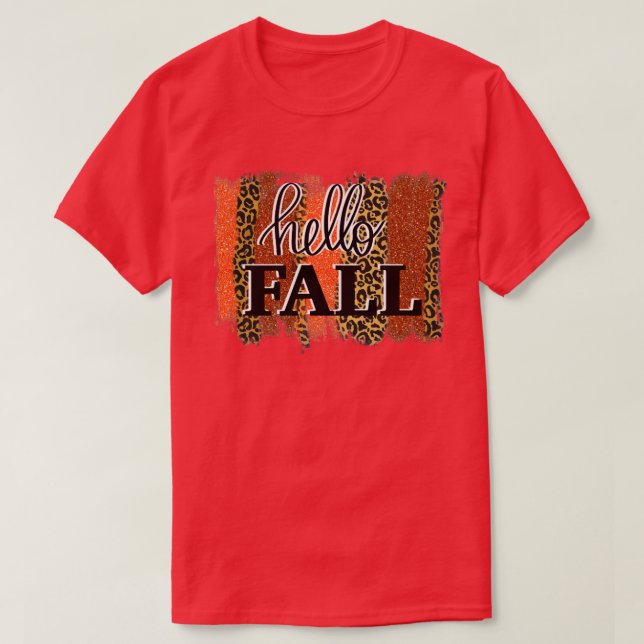Camiseta Hola otoño12 (Diseño del anverso)