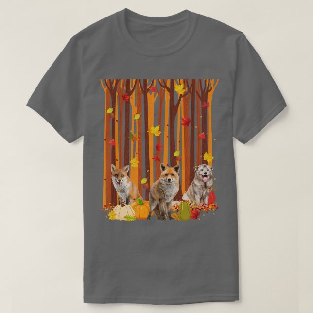 Camiseta Hola Otoño Para Maple Leaf Fall Pumpkin Mens Mujer (Diseño del anverso)