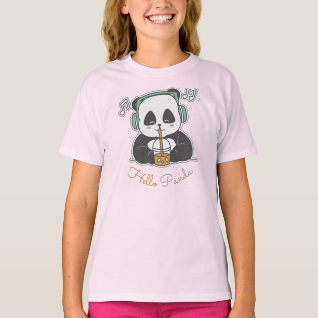 Camiseta Hola panda (Anverso)