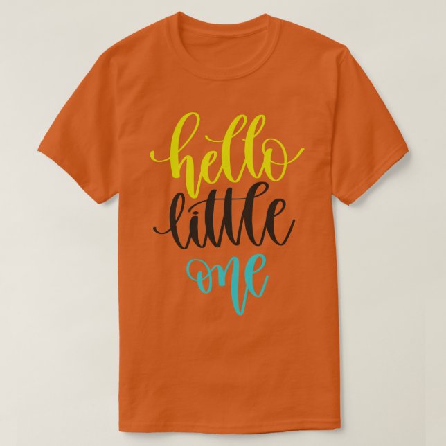 Camiseta Hola Pequeña (Diseño del anverso)