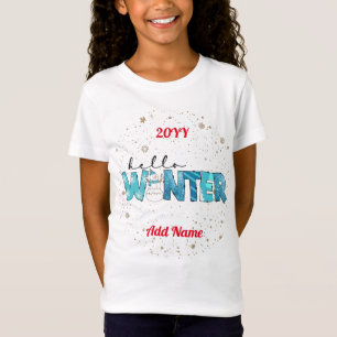 Camiseta Hola Personalizar Winter Snowman