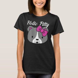Camiseta Hola Pitty Love Pitbull Perro Pitbull Lover Pitbul