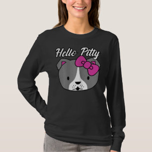 Camiseta Hola Pitty Love Pitbull Perro Pitbull Lover Pitbul